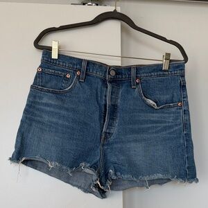 Levi's Blue Jean Shorts